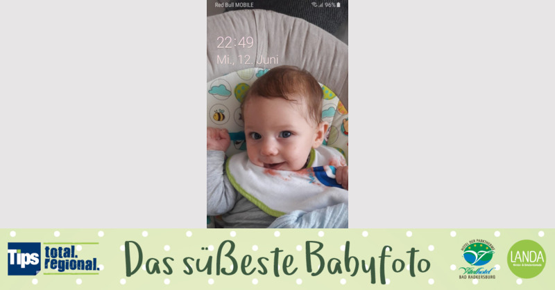 Das süßeste Babyfoto - Yannick Maximilian aus Enns