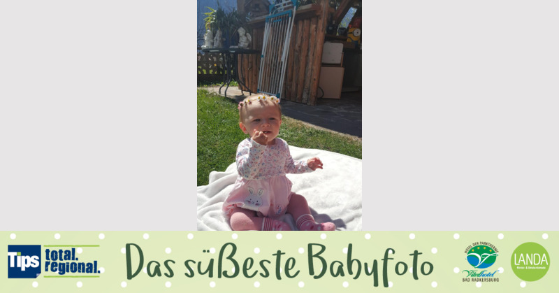 Das süßeste Babyfoto - Sarah aus Gmunden