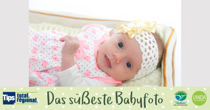 Das süßeste Babyfoto - Lina aus Gmunden