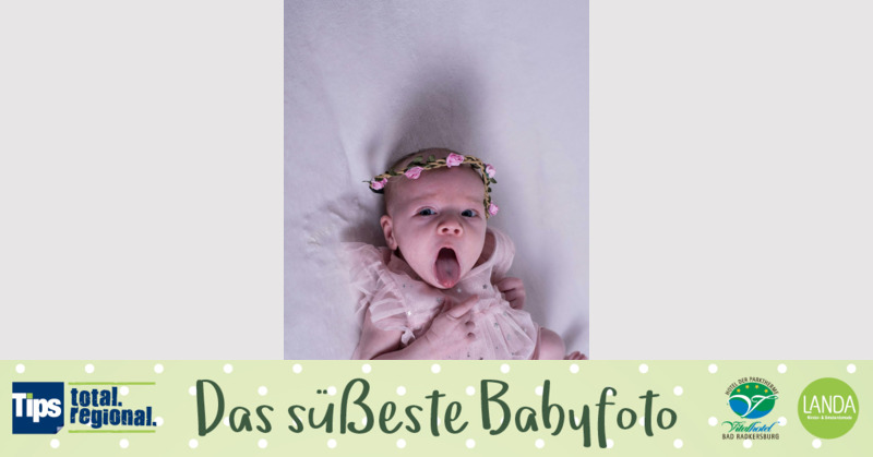 Das süßeste Babyfoto - Lea-Kathleen aus Grieskirchen