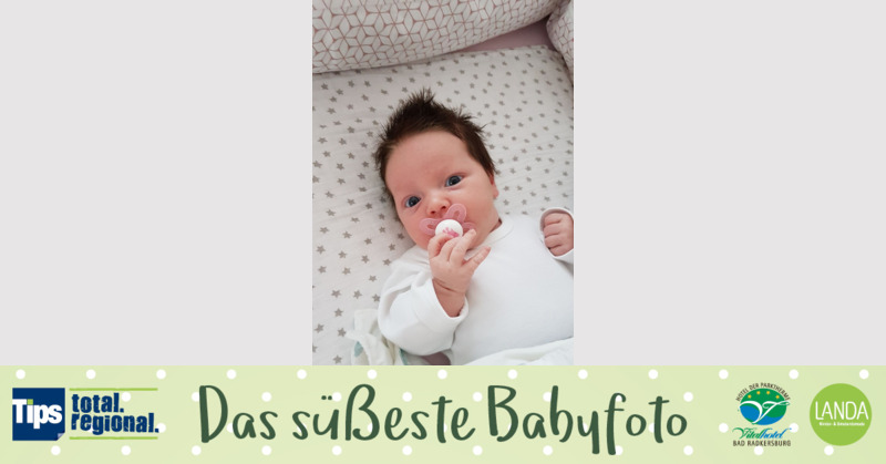 Das süßeste Babyfoto - Lara Viktoria aus Krems-Donau