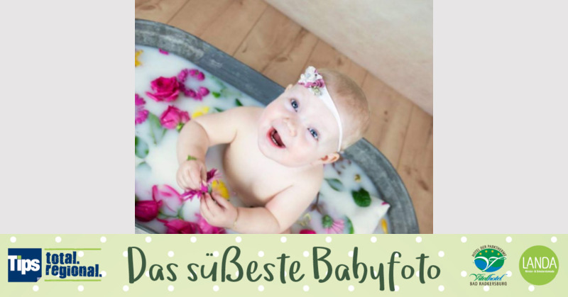 Das süßeste Babyfoto - Mia Kristin aus Linz-Land