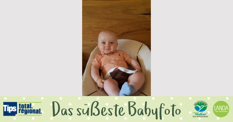 Das süßeste Babyfoto - Simon Gerhard aus Linz-Land