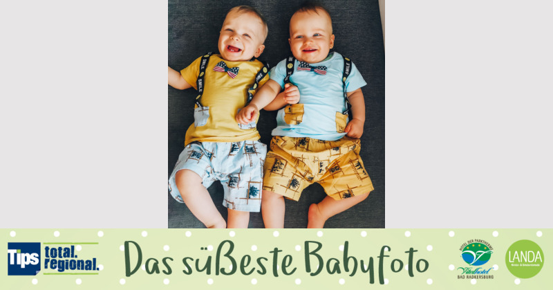 Das süßeste Babyfoto - Joshua & Elijah aus Linz