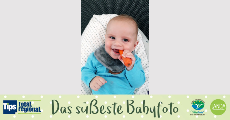 Das süßeste Babyfoto - Christoph aus Rohrbach