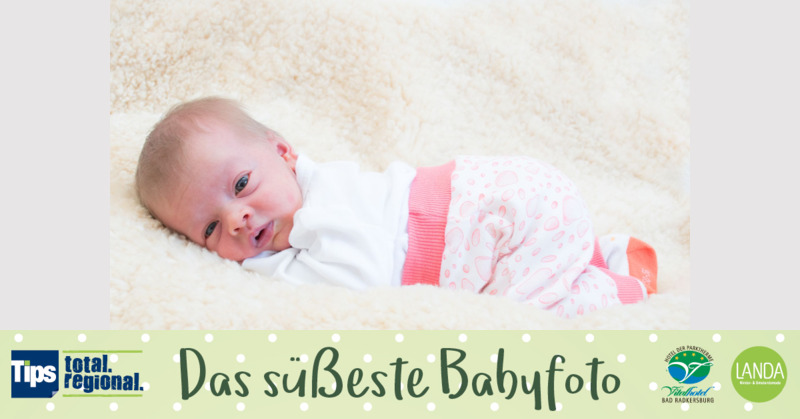 Das süßeste Babyfoto - Lilly aus Schärding