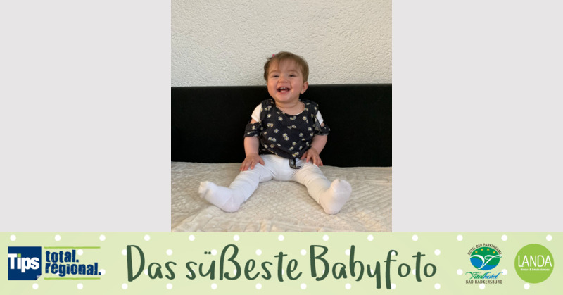 Das süßeste Babyfoto - Leana aus Wels