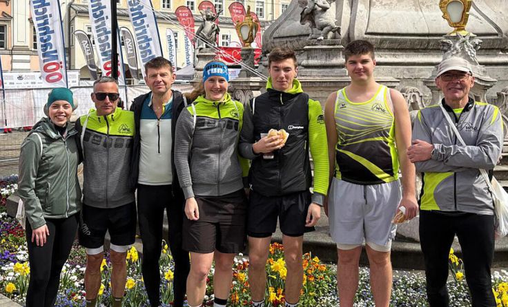 Das Gaflenzer Team am Hauptplatz in Linz. (Foto: WSG)