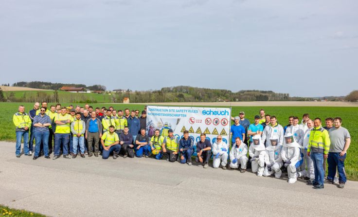 Teamarbeit war bei den Übungen ein wichtiger Bestandteil. (Foto: Scheuch)