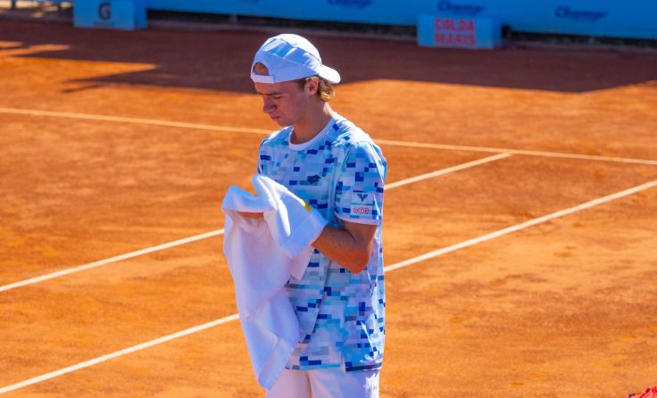 Lukas Neumayer muss sich Fognini im Finale von Montemar geschlagen geben; Foto: gerd2709