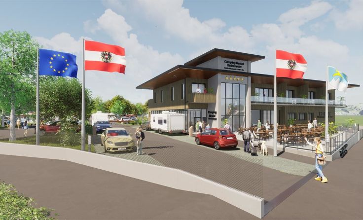 So soll das Campingresort Hinterstoder aussehen. (Foto: Campingresort Hinterstoder GmbH)