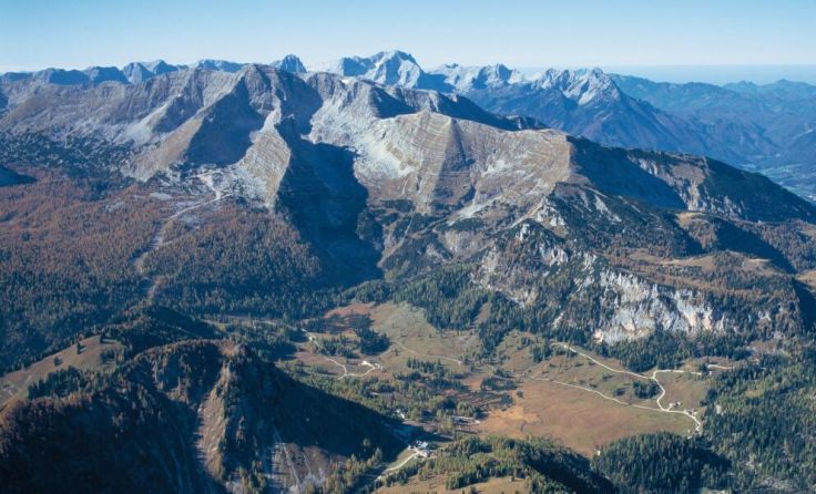 Die Wurzeralm am Fuße des Warscheneck (Foto: Mollner Kreis)