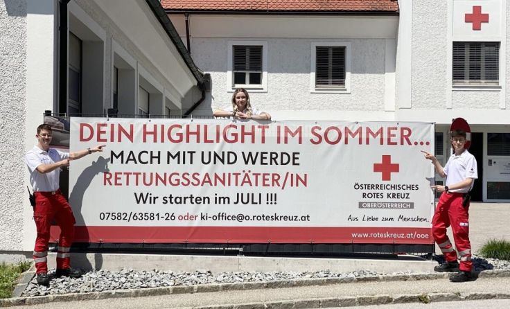 Im Juli findet die Ausbildung statt. (Foto: OÖRK/Fereberger)