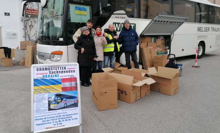 Auch die Gramastettner helfen der Ukraine. Foto: Katharina Varjai