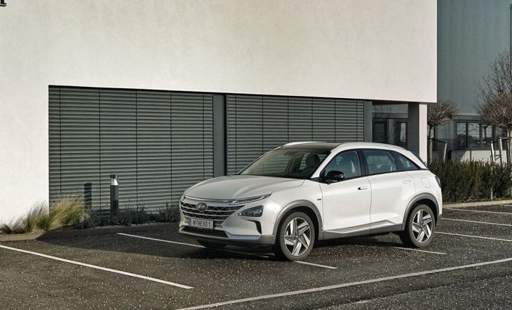 Hyundai Nexo mit Brennstoffzellen-Antrieb