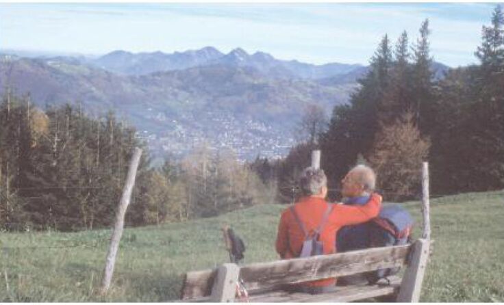 Aussichtsbankerl beim Kronbauer