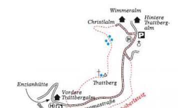 AUSSICHTSREICHES ALMENWANDERN IN DER OSTERHORNGRUPPE Vom Seewaldsee auf den Trattberg