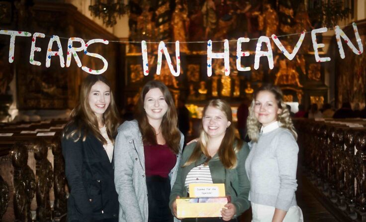 Die erfolgreiche Diplomarbeitsgruppe der 5dhl der HLW Steyr