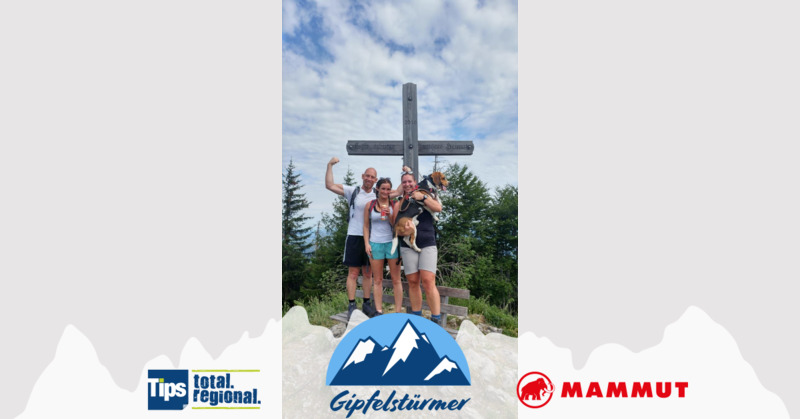 TIPS Gipfelstürmer - Christian, Nadine und Judith mit Hund Otis aus Braunau - Filbling