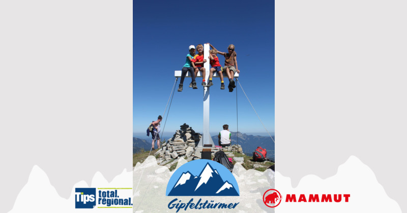 TIPS Gipfelstürmer - Theresia , Sebastian , Philipp  und Ursula aus Braunau - Osterhorn Hintersee