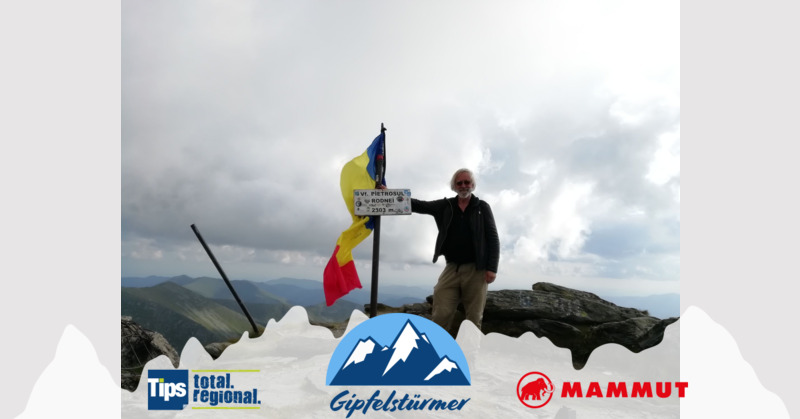 TIPS Gipfelstürmer - Gerd aus Freistadt - Pietrosul Rodnei / Höchster des Rodneigebirges in Rumäniens Ostkarpaten
