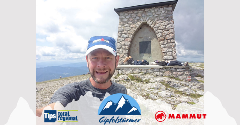 TIPS Gipfelstürmer - Christian aus Perg - Heukuppe, Höchster Gipfel der Rax, Gipfelkreuz ist die kapelle 