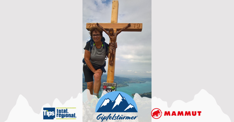 TIPS Gipfelstürmer - Monika aus Perg - Mahdlgupf neues Kreuz seit 18.8.!