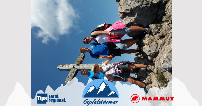 TIPS Gipfelstürmer - Anita, Brigitte, Flo und Simon aus Ried - Schafberg, Himmelspforte