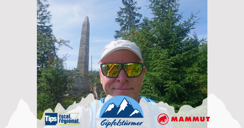 TIPS Gipfelstürmer - Alois aus Rohrbach - Pomnik Alberta Stiftera - 1310 m - Böhmerwald / CZ