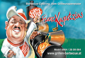 Barbecue-Catering vom Weltmeister Griller Franz Kupetzius