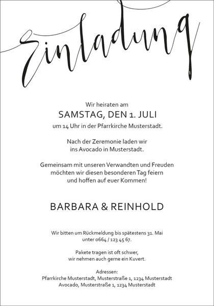 Motiv 1 - Einladung