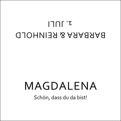 Motiv 1 - Tischkarte