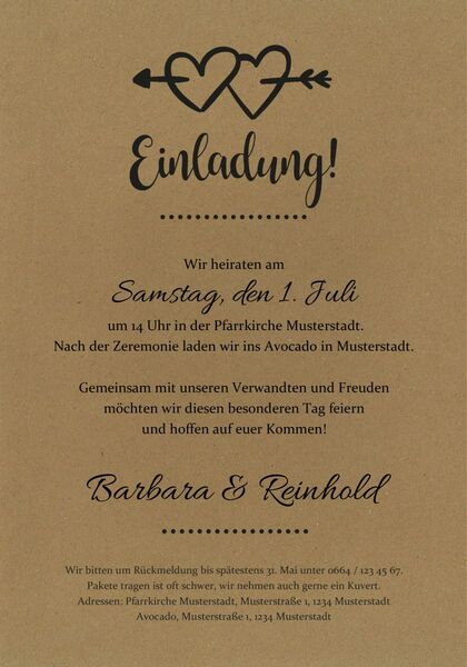 Motiv 4 - Einladung