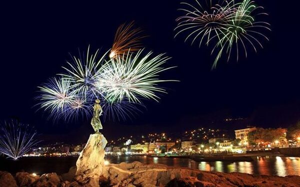Silvester-Feierlichkeiten in Opatija