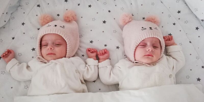 Das süßeste Babyfoto - Mia und Lea aus Rohrbach