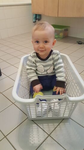 Das süßeste Babyfoto - Alessio aus Wels
