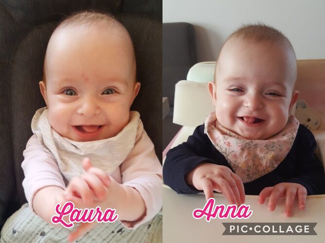 Das süßeste Babyfoto - Anna & Laura aus Kirchdorf