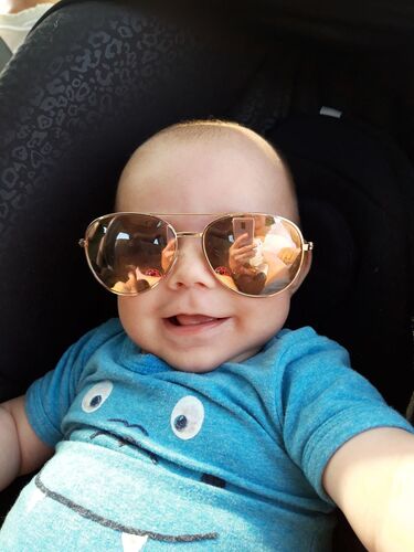 Das süßeste Babyfoto - Luca aus Rohrbach