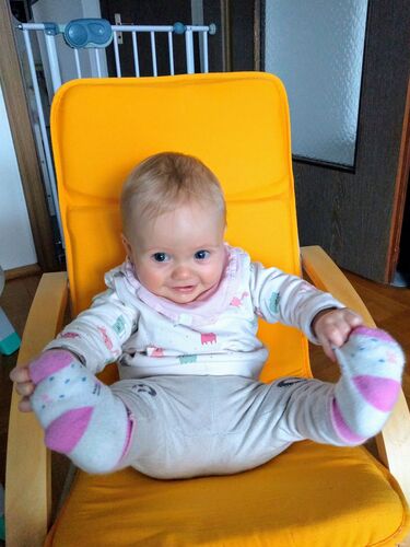 Das süßeste Babyfoto - Lea aus Ried