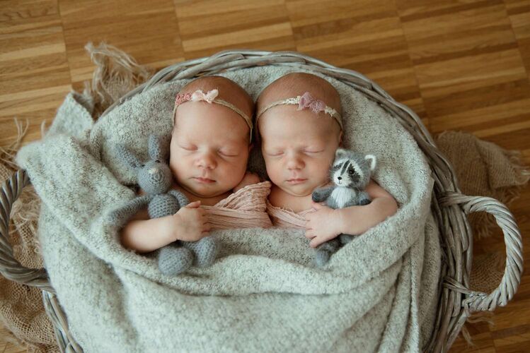 Das süßeste Babyfoto - Anna Aurelia und Katharina Maria aus Wels