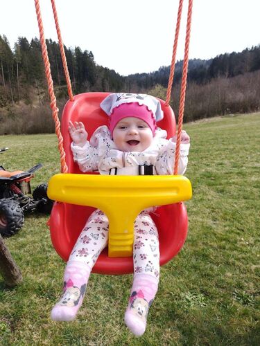 Das süßeste Babyfoto - Leana aus Rohrbach