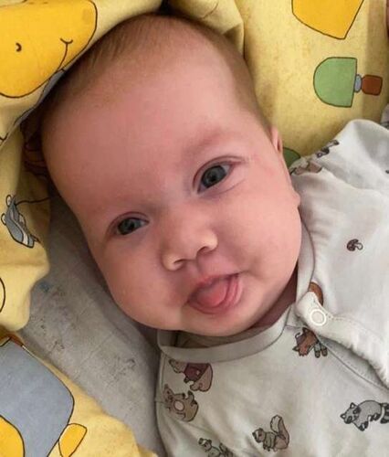 Das süßeste Babyfoto - Marie-Rosa aus Rohrbach