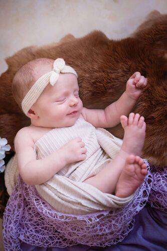Das süßeste Babyfoto - Rosalie aus Rohrbach