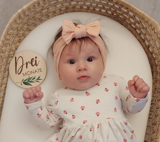 Das süßeste Babyfoto -  Mia Marie aus Kirchdorf