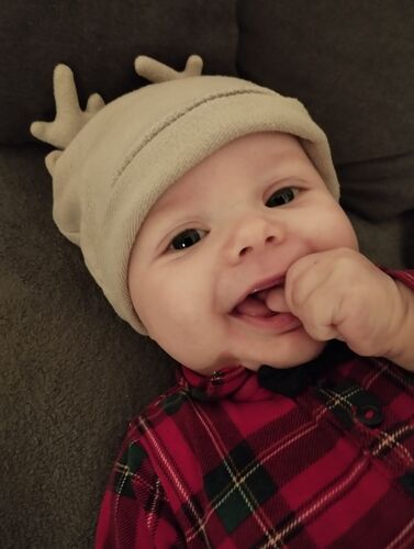 Das süßeste Babyfoto -  Leano-Noel aus Vöcklabruck