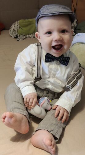 Das süßeste Babyfoto -  Dominik aus Vöcklabruck