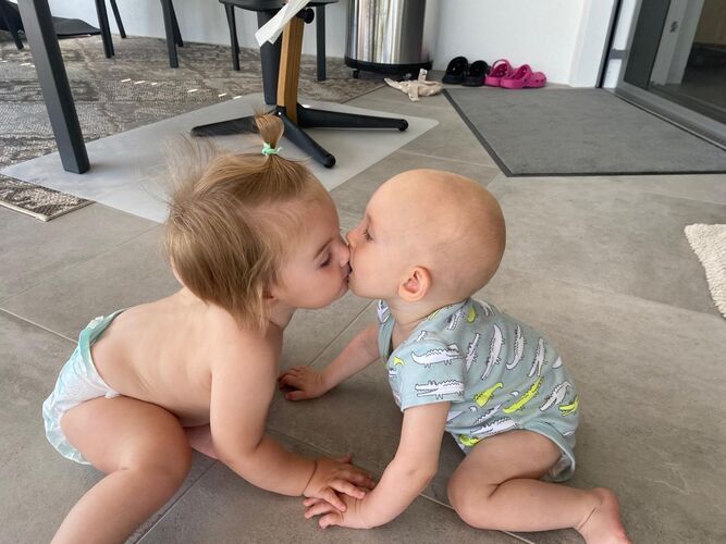 Das süßeste Babyfoto -  Marie und Erik aus Grieskirchen