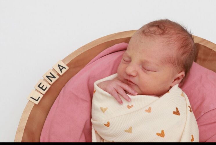 Das süßeste Babyfoto -  Lena aus Rohrbach