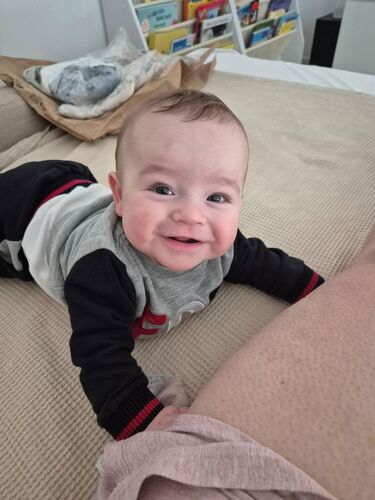 Das süßeste Babyfoto -  Valentin aus Wels