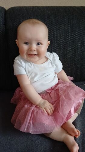 Das süßeste Babyfoto -  Flora aus Freistadt